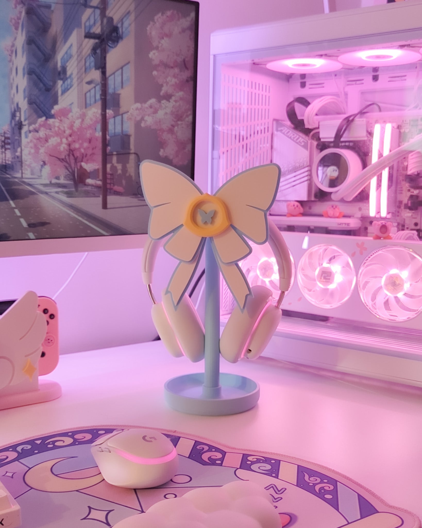 Butterfly Bow Headphone Stand
