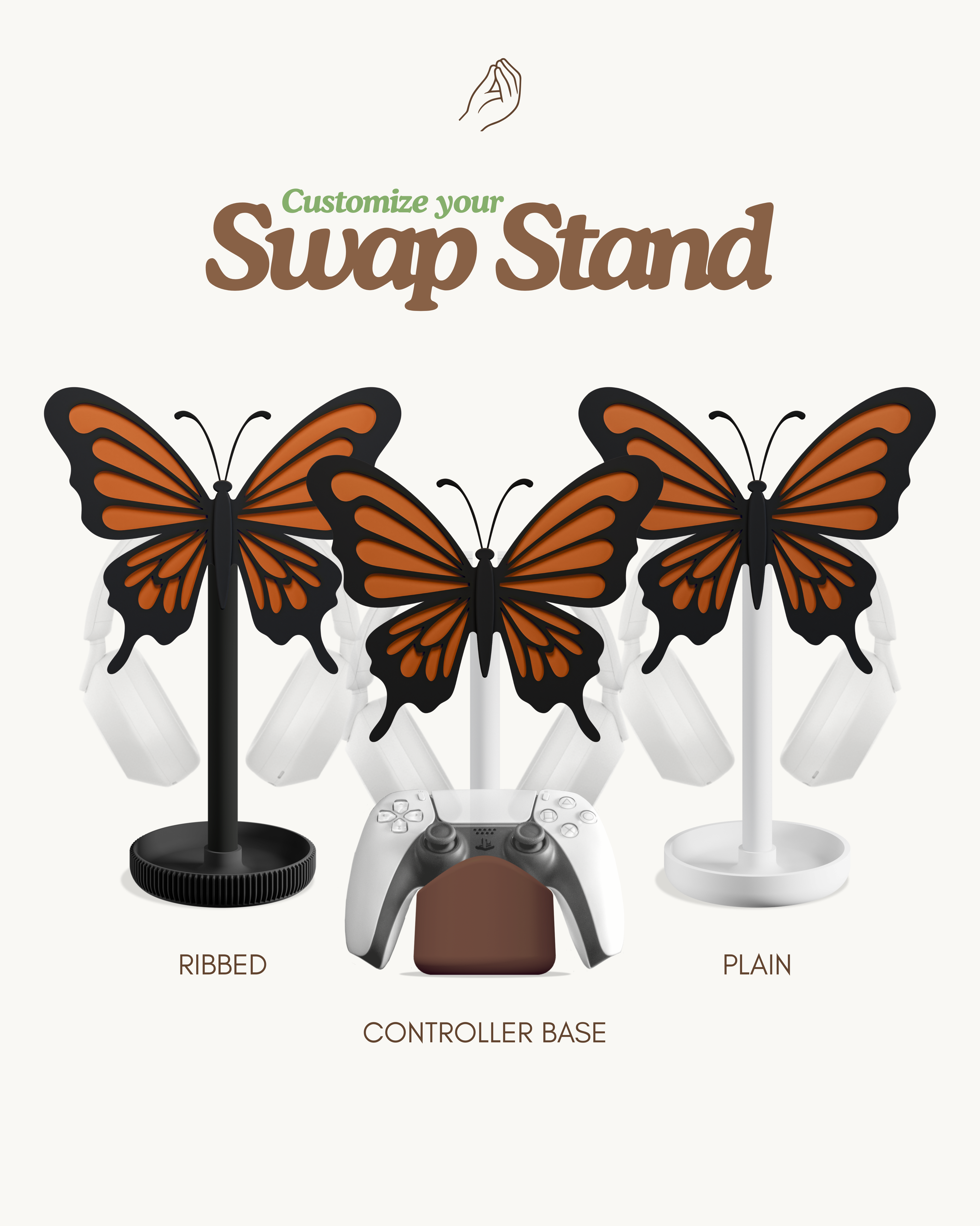 Butterfly Headphone Stand