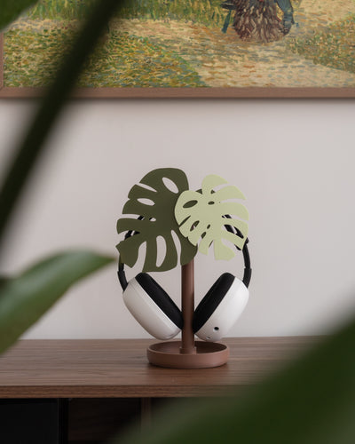 Monstera Headphone Stand