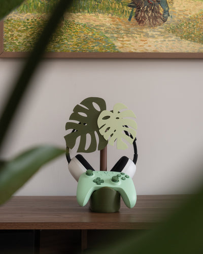 Monstera Headphone Stand