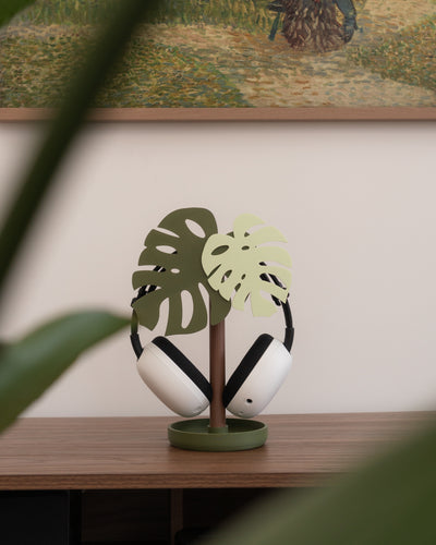 Monstera Headphone Stand