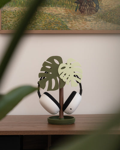 Monstera Headphone Stand
