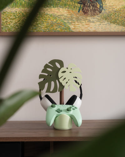 Monstera Headphone Stand