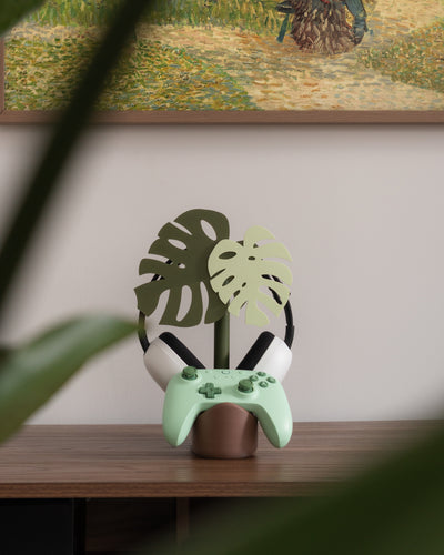 Monstera Headphone Stand