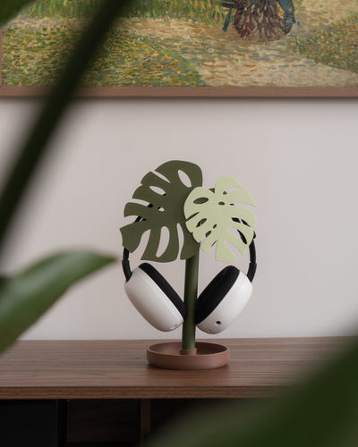 Monstera Headphone Stand