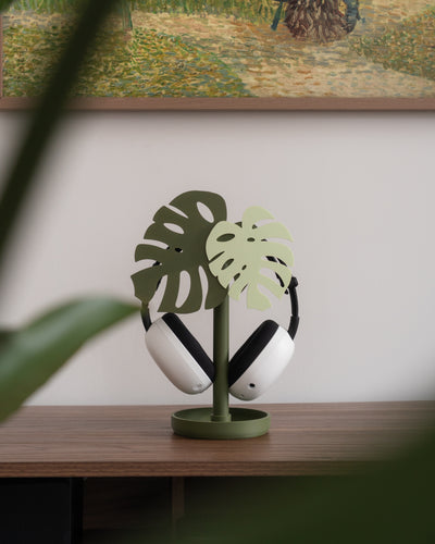 Monstera Headphone Stand