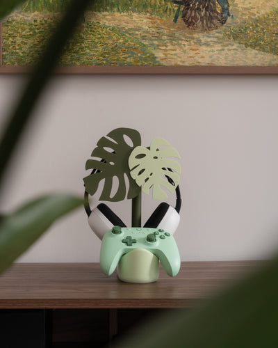 Monstera Headphone Stand