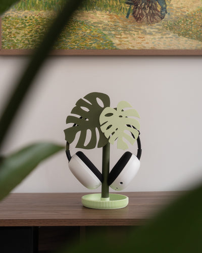 Monstera Headphone Stand