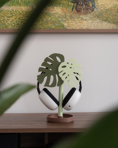 Monstera Headphone Stand