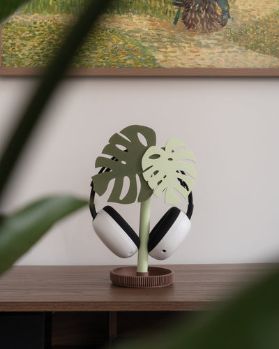 Monstera Headphone Stand