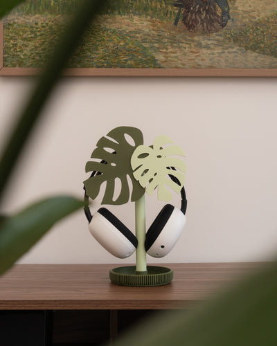Monstera Headphone Stand